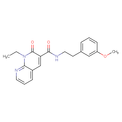 1-ethyl-N-[2-(3-methoxyphenyl)ethyl]-2-oxo-1,2-dihydro-1,8-naphthyridine-3-carboxamide