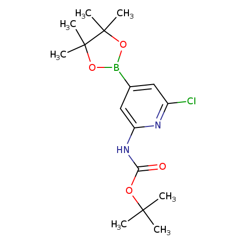 tert-Butyl N-[6-chloro-4-(tetramethyl-1,3,2-dioxaborolan-2-yl)pyridin-2-yl]carbamate