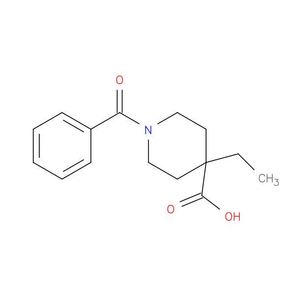 1-benzoyl-4-ethylpiperidine-4-carboxylic acid