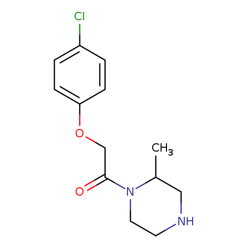 2-(4-chlorophenoxy)-1-(2-methylpiperazin-1-yl)ethan-1-one