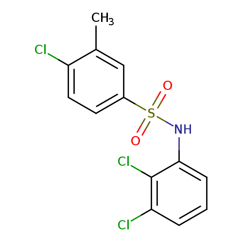 4-chloro-N-(2,3-dichlorophenyl)-3-methylbenzene-1-sulfonamide