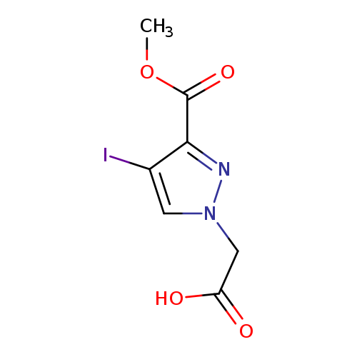 2-[4-iodo-3-(methoxycarbonyl)-1H-pyrazol-1-yl]acetic acid