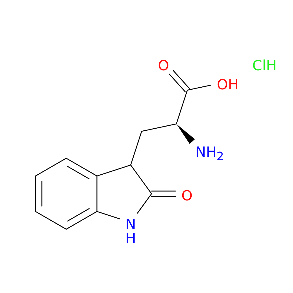(2S)-2-amino-3-(2-oxo-2,3-dihydro-1H-indol-3-yl)propanoic acid hydrochloride