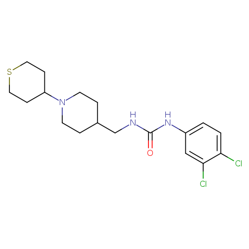 3-(3,4-dichlorophenyl)-1-{[1-(thian-4-yl)piperidin-4-yl]methyl}urea
