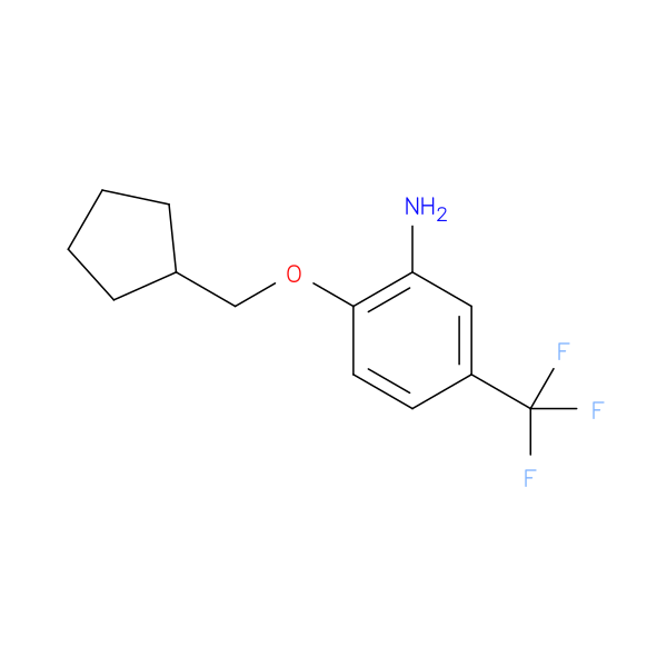 2-(Cyclopentylmethoxy)-5-(trifluoromethyl)aniline