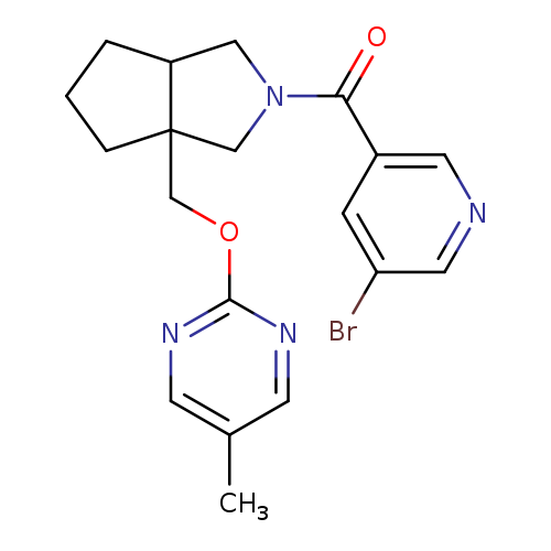 2-{[2-(5-bromopyridine-3-carbonyl)-octahydrocyclopenta[c]pyrrol-3a-yl]methoxy}-5-methylpyrimidine