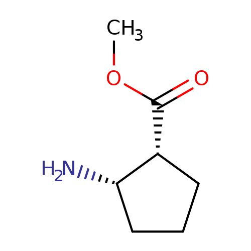 Cyclopentanecarboxylic acid, 2-amino-, methyl ester, (1R,2S)-rel-