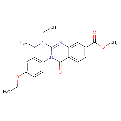 methyl 2-(diethylamino)-3-(4-ethoxyphenyl)-4-oxo-3,4-dihydroquinazoline-7-carboxylate