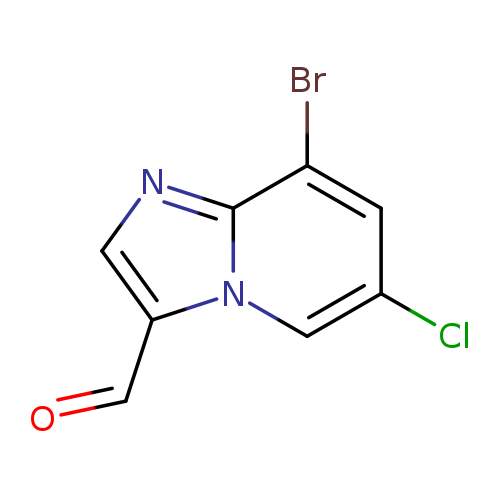 8-Bromo-6-chloroimidazo[1,2-a]pyridine-3-carbaldehyde