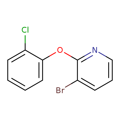 3-Bromo-2-(2-chlorophenoxy)pyridine