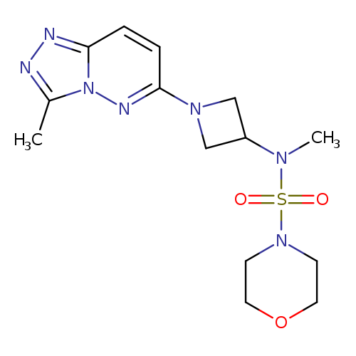 N-methyl-N-(1-{3-methyl-[1,2,4]triazolo[4,3-b]pyridazin-6-yl}azetidin-3-yl)morpholine-4-sulfonamide