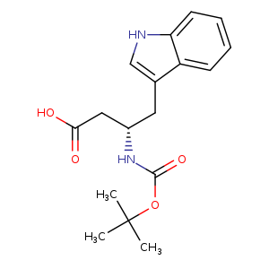 1H-Indole-3-butanoic acid, β-[[(1,1-dimethylethoxy)carbonyl]amino]-, (βS)-