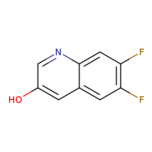 3-Quinolinol, 6,7-difluoro-