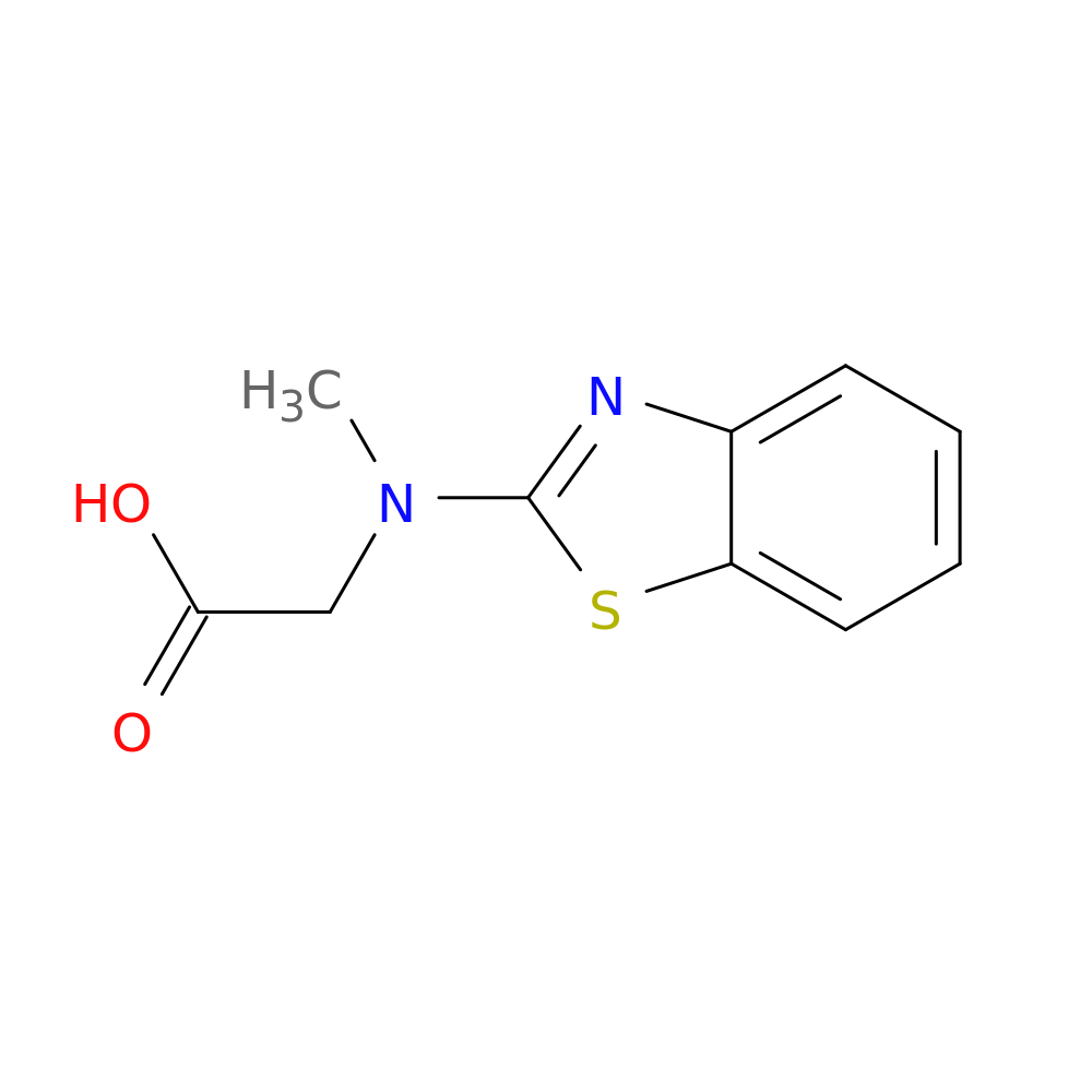 2-[(1,3-BENZOTHIAZOL-2-YL)(METHYL)AMINO]ACETIC ACID