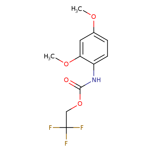 2,2,2-trifluoroethyl N-(2,4-dimethoxyphenyl)carbamate