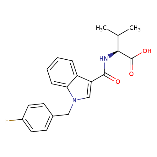 (1-(4-fluorobenzyl)-1H-indole-3-carbonyl)-L-valine