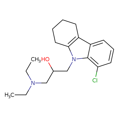 1-(8-chloro-1,2,3,4-tetrahydro-9H-carbazol-9-yl)-3-(diethylamino)propan-2-ol