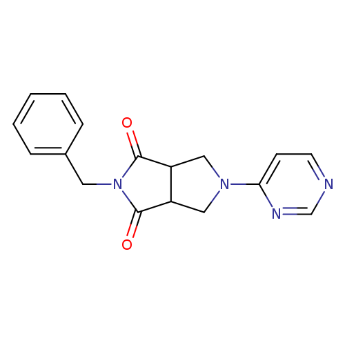 2-benzyl-5-(pyrimidin-4-yl)-octahydropyrrolo[3,4-c]pyrrole-1,3-dione