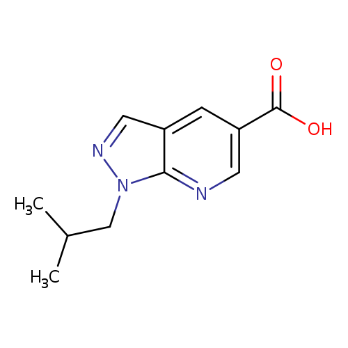 1-(2-Methylpropyl)-1h-pyrazolo[3,4-b]pyridine-5-carboxylic acid