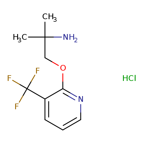 2-(2-amino-2-methylpropoxy)-3-(trifluoromethyl)pyridine hydrochloride