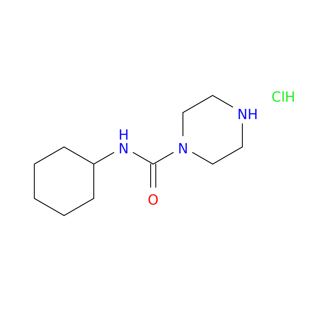 N-Cyclohexylpiperazine-1-carboxamide hydrochloride