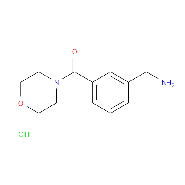 [3-(morpholine-4-carbonyl)phenyl]methanamine hydrochloride