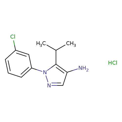 1-(3-chlorophenyl)-5-(propan-2-yl)-1H-pyrazol-4-amine hydrochloride