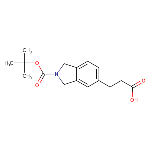 3-{2-[(tert-butoxy)carbonyl]-2,3-dihydro-1H-isoindol-5-yl}propanoic acid