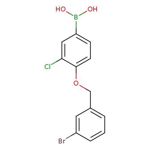 3-Chloro-4-(3'-bromobenzyloxy)phenylboronic acid
