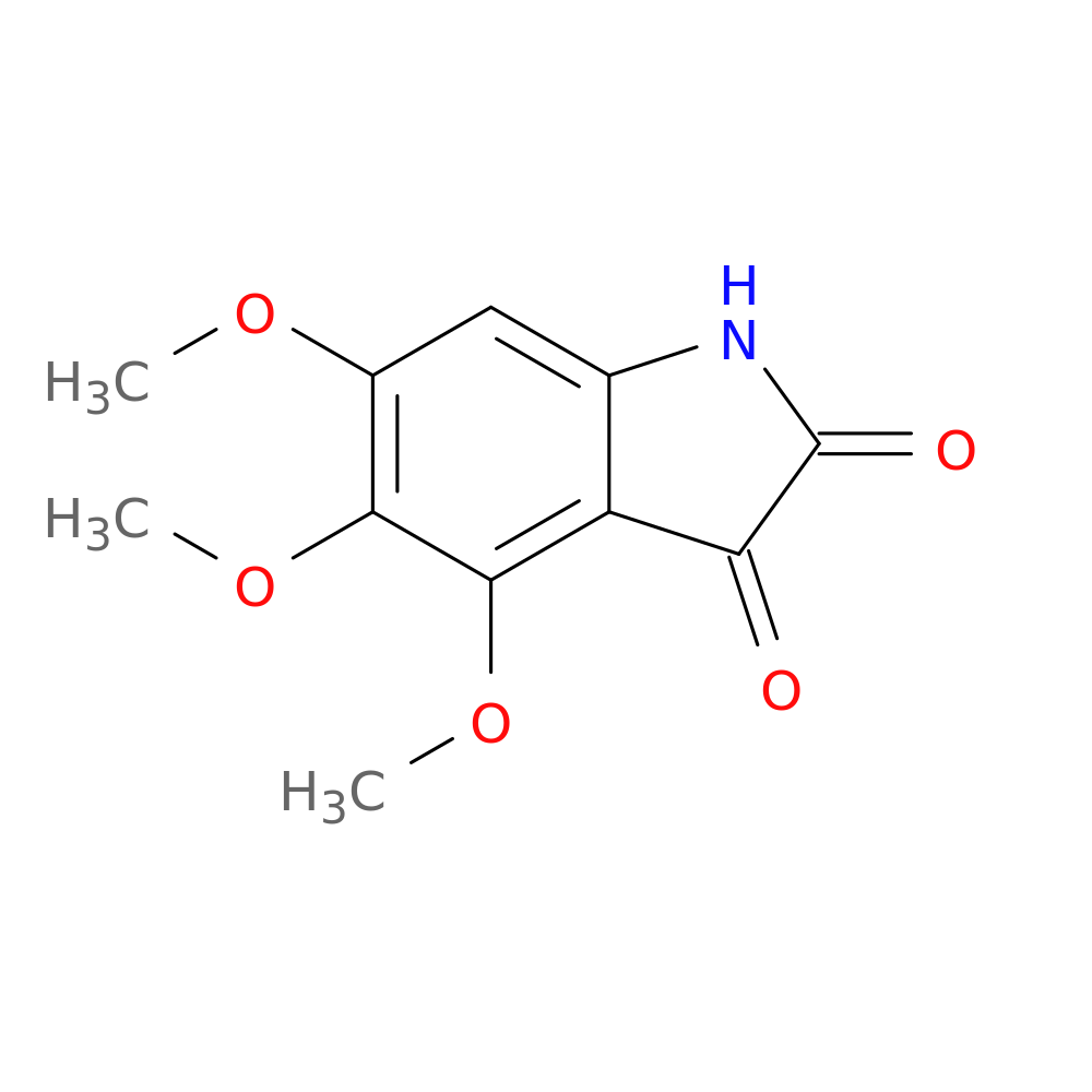 4,5,6-Trimethoxyindoline-2,3-dione