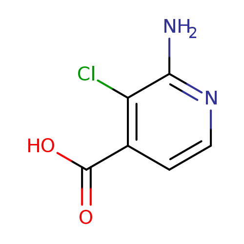 2-amino-3-chloropyridine-4-carboxylicacid