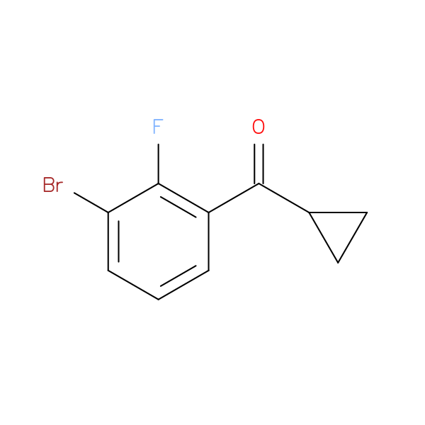 (3-Bromo-2-fluorophenyl)cyclopropylmethanone