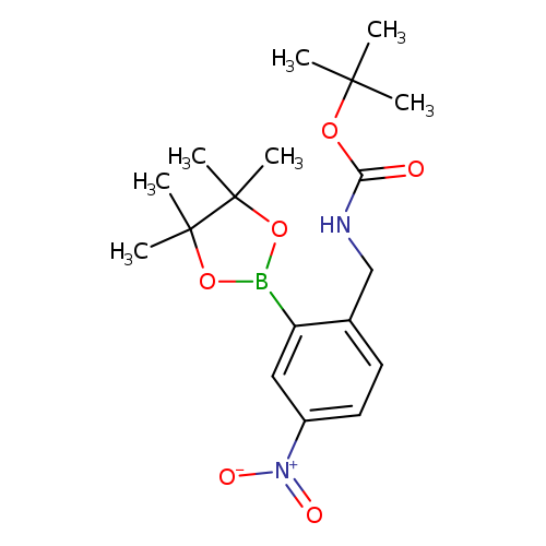 2-(N-BOC-Aminomethyl)-5-nitrophenylboronic acid pinacol ester