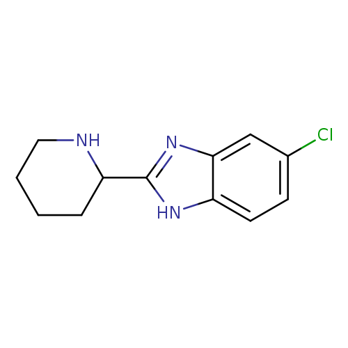 5-chloro-2-(piperidin-2-yl)-1H-1,3-benzodiazole