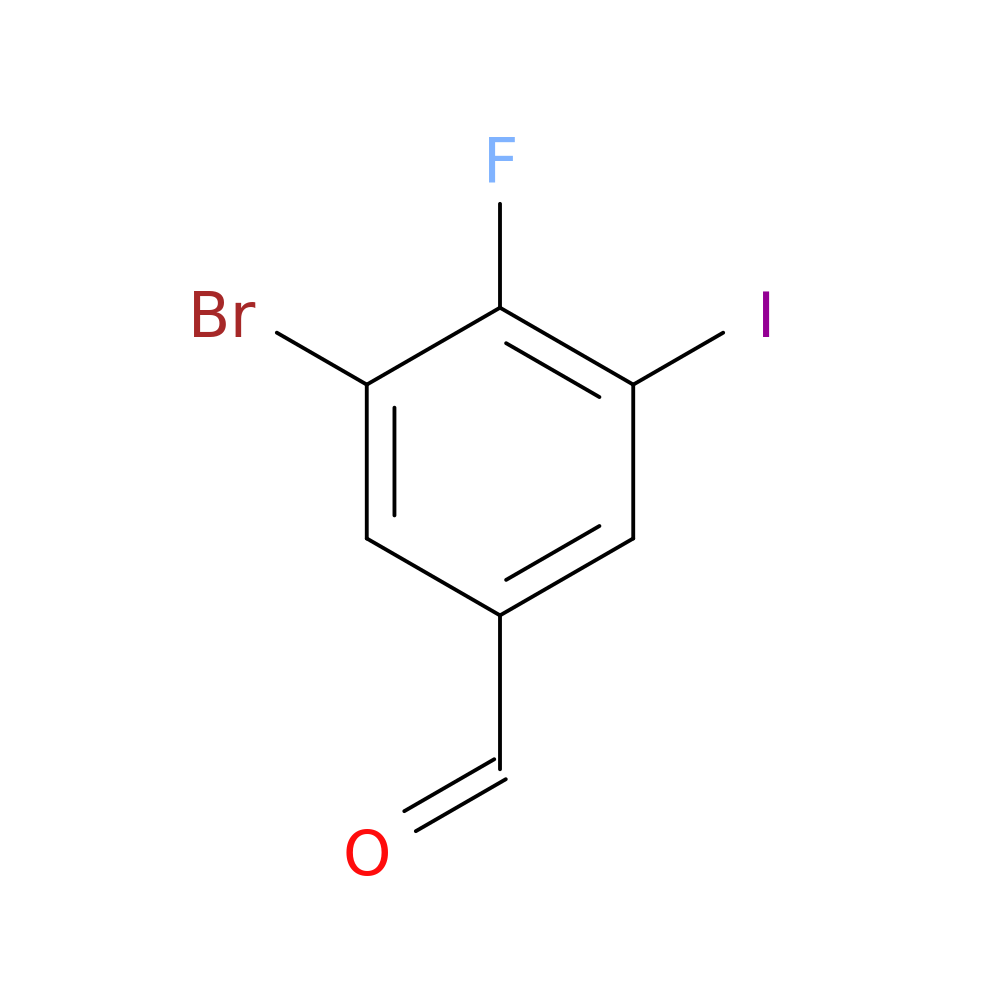 3-Bromo-4-fluoro-5-iodobenzaldehyde