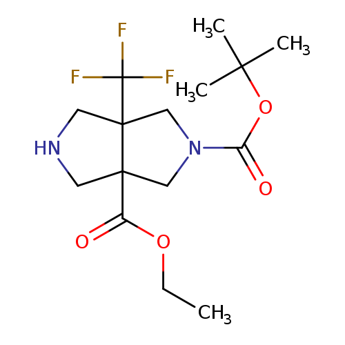 6A-Trifluoromethyl-Tetrahydro-Pyrrolo[3,4-C]Pyrrole-2,3A-Dicarboxylic Acid 2-Tert-Butyl Ester 3A-Ethyl Ester