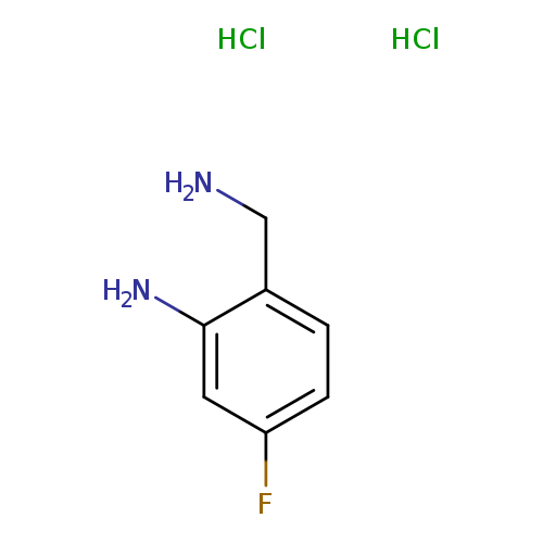 Benzenemethanamine, 2-amino-4-fluoro-, dihydrochloride (9CI)