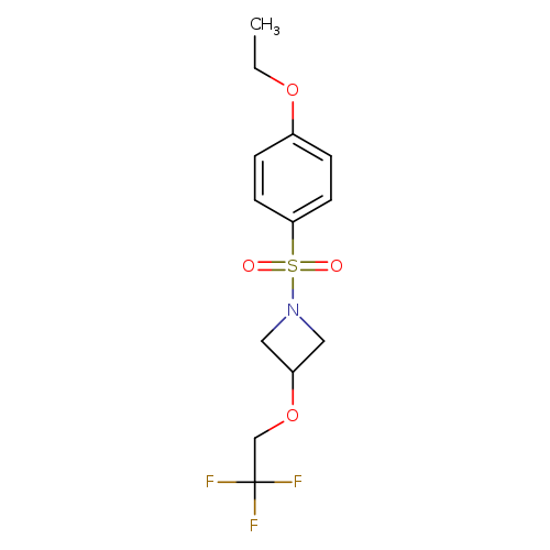 1-(4-ethoxybenzenesulfonyl)-3-(2,2,2-trifluoroethoxy)azetidine