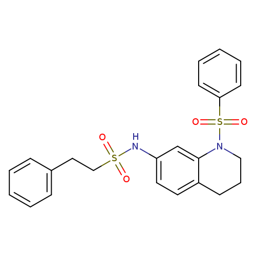 N-[1-(benzenesulfonyl)-1,2,3,4-tetrahydroquinolin-7-yl]-2-phenylethane-1-sulfonamide