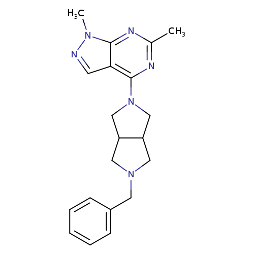 4-{5-benzyl-octahydropyrrolo[3,4-c]pyrrol-2-yl}-1,6-dimethyl-1H-pyrazolo[3,4-d]pyrimidine