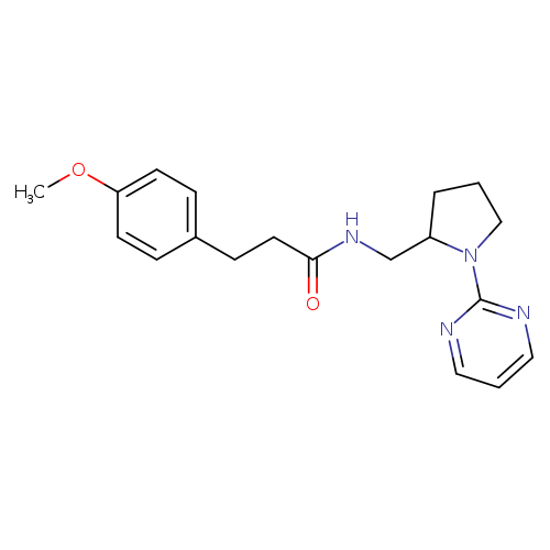 3-(4-methoxyphenyl)-N-{[1-(pyrimidin-2-yl)pyrrolidin-2-yl]methyl}propanamide