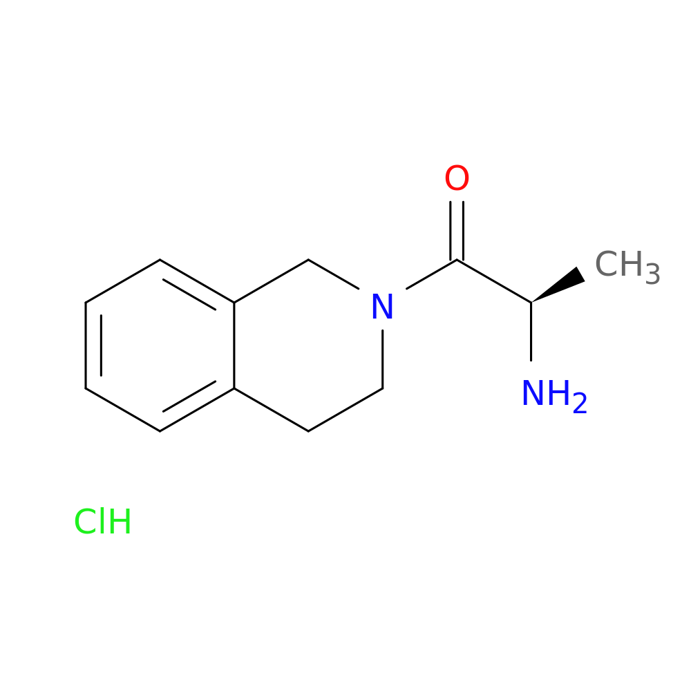 (2R)-2-amino-1-(1,2,3,4-tetrahydroisoquinolin-2-yl)propan-1-one hydrochloride