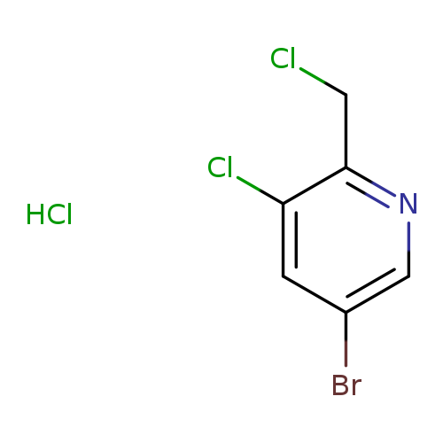 5-bromo-3-chloro-2-(chloromethyl)pyridine hydrochloride