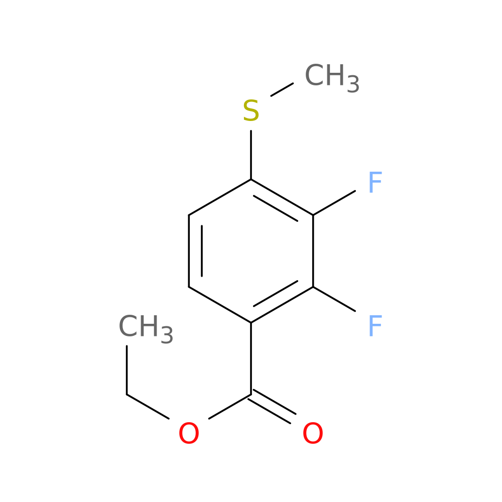 Ethyl 2,3-difluoro-4-(methylthio)benzoate