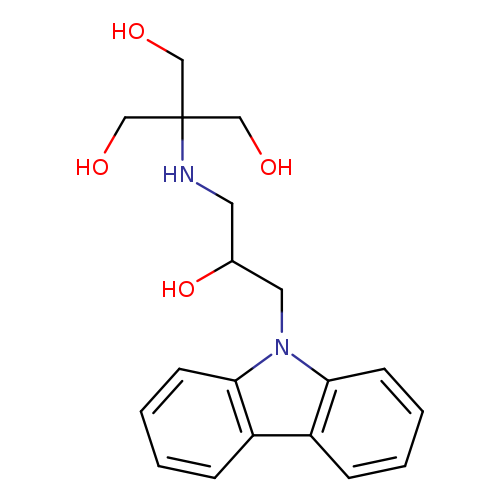 2-(3-Carbazol-9-yl-2-hydroxy-propylamino)-2-hydroxymethyl-propane-1,3-diol