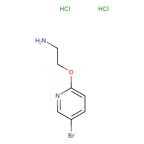 2-[(5-bromopyridin-2-yl)oxy]ethan-1-aminedihydrochloride