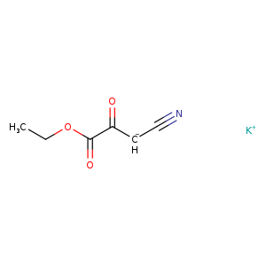 Potassium 1-cyano-3-ethoxy-2,3-dioxopropan-1-ide