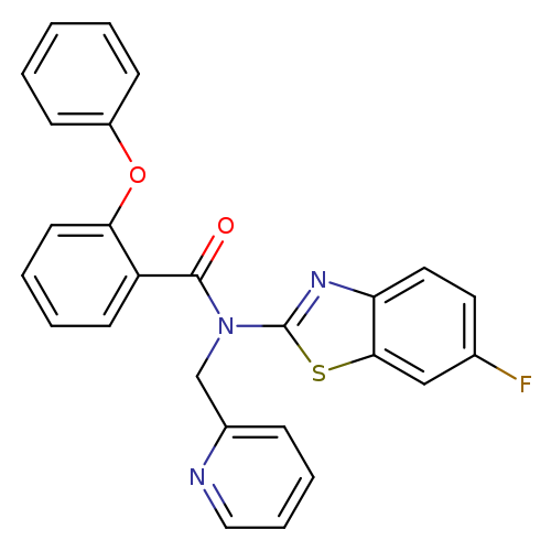 N-(6-fluoro-1,3-benzothiazol-2-yl)-2-phenoxy-N-[(pyridin-2-yl)methyl]benzamide