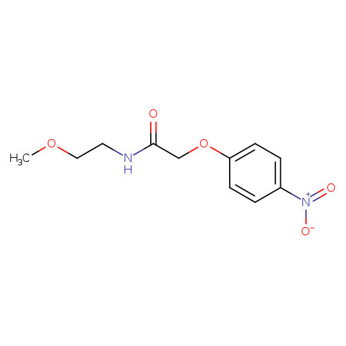 N-(2-methoxyethyl)-2-(4-nitrophenoxy)acetamide