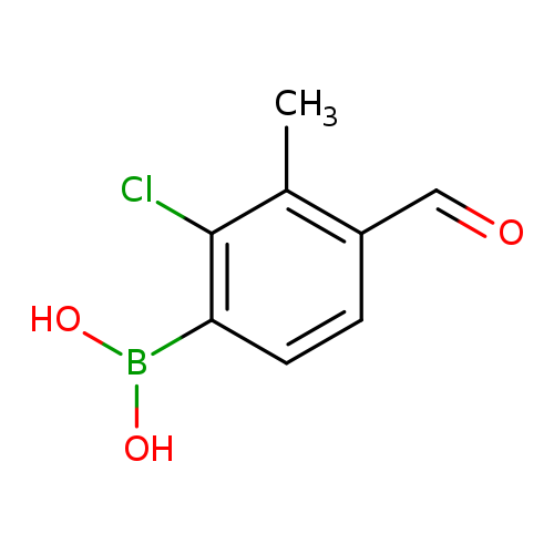 2-Chloro-4-formyl-3-methylphenylboronic acid